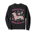 Getting My Steps Walking Lord Sweatshirt - Minimalist Print Unisex - T-Shirt, Sweatshirt, Hoodie