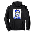 Messy Bun Support Awareness Squad I Hoodie - Novelty Apparel Unisex - T-Shirt, Sweatshirt, Hoodie