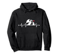 Dragon And Books Heartbeat Dragon Lover Hoodie - Custom Art Print Men Women - T-Shirt, Sweatshirt, Hoodie