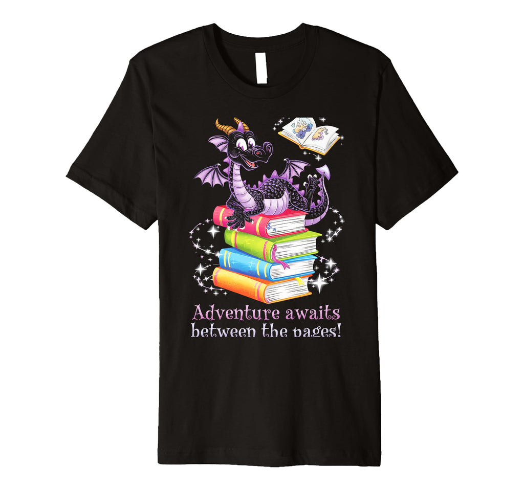 Adventure Awaits Between Pages Books T-Shirt - Minimalist Print for Adults - T-Shirt, Sweatshirt, Hoodie