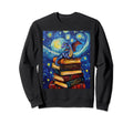 Book Dragon Librarian Book Sweatshirt - Casual Everyday Wear for Adults - T-Shirt, Sweatshirt, Hoodie