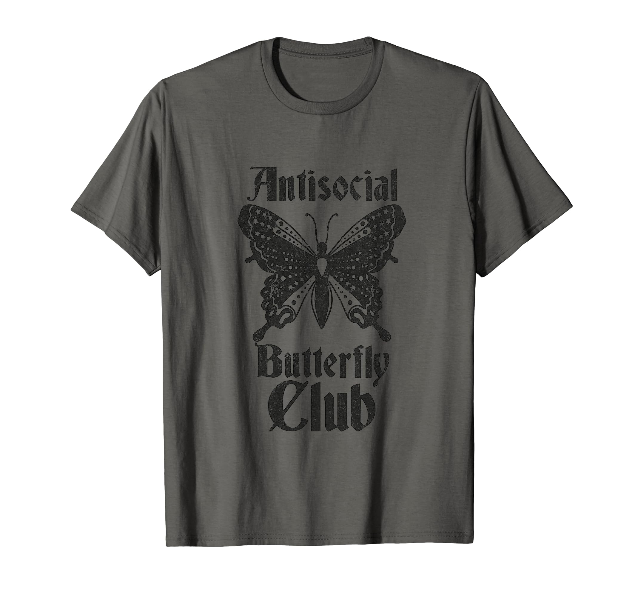 Antisocial Butterfly Club T-Shirt - Casual Everyday Wear Men Women - T-Shirt, Sweatshirt, Hoodie