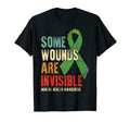 Some Wounds Are Invisible Mental T-Shirt - Minimalist Print for Adults - T-Shirt, Sweatshirt, Hoodie
