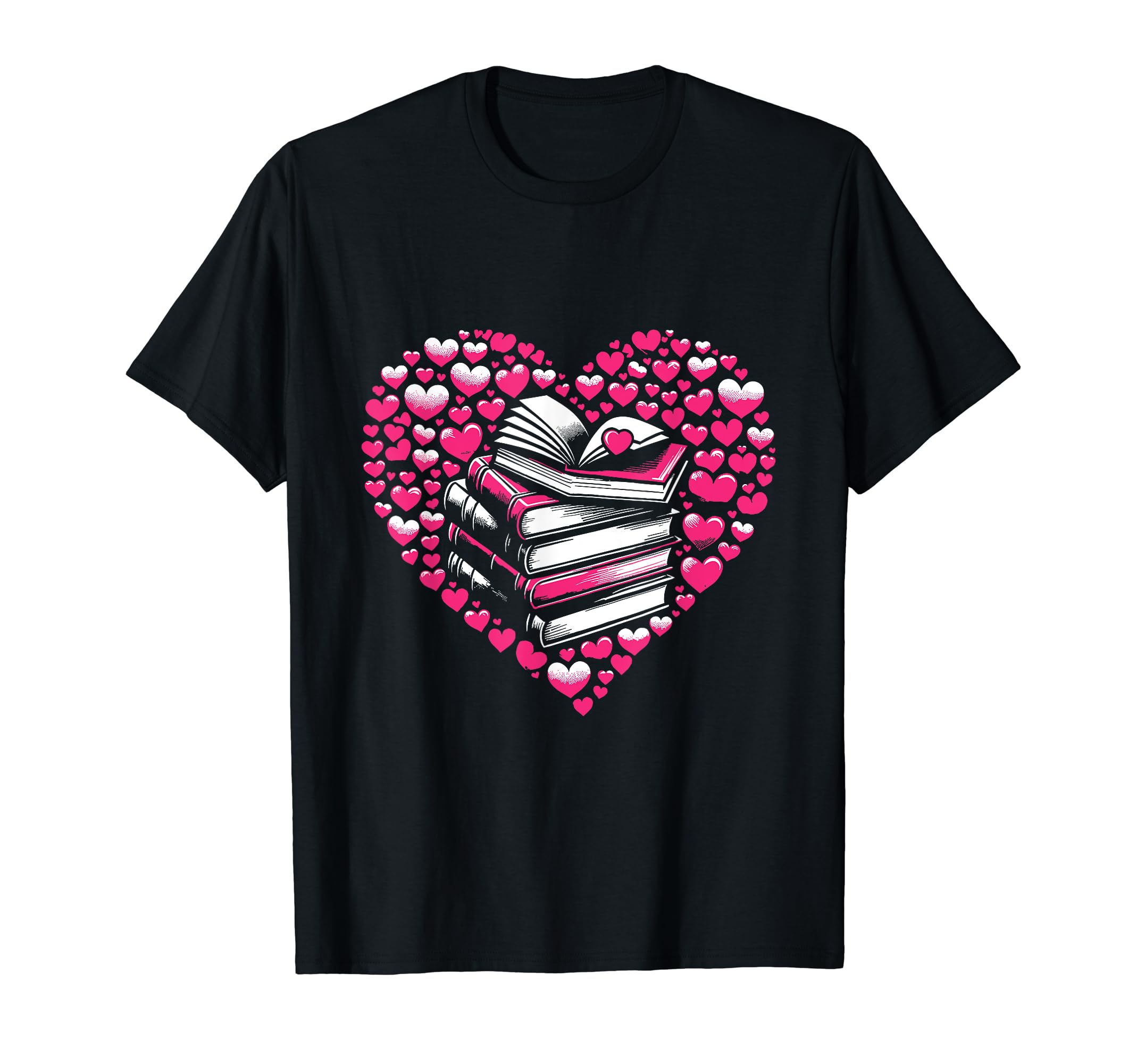 Heart Book Reading Books Bookworm T-Shirt - Novelty Apparel Men Women - T-Shirt, Sweatshirt, Hoodie