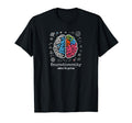 Colorful Rainbow Brain Neurodiversity T-Shirt - Minimalist Print Men Women - T-Shirt, Sweatshirt, Hoodie