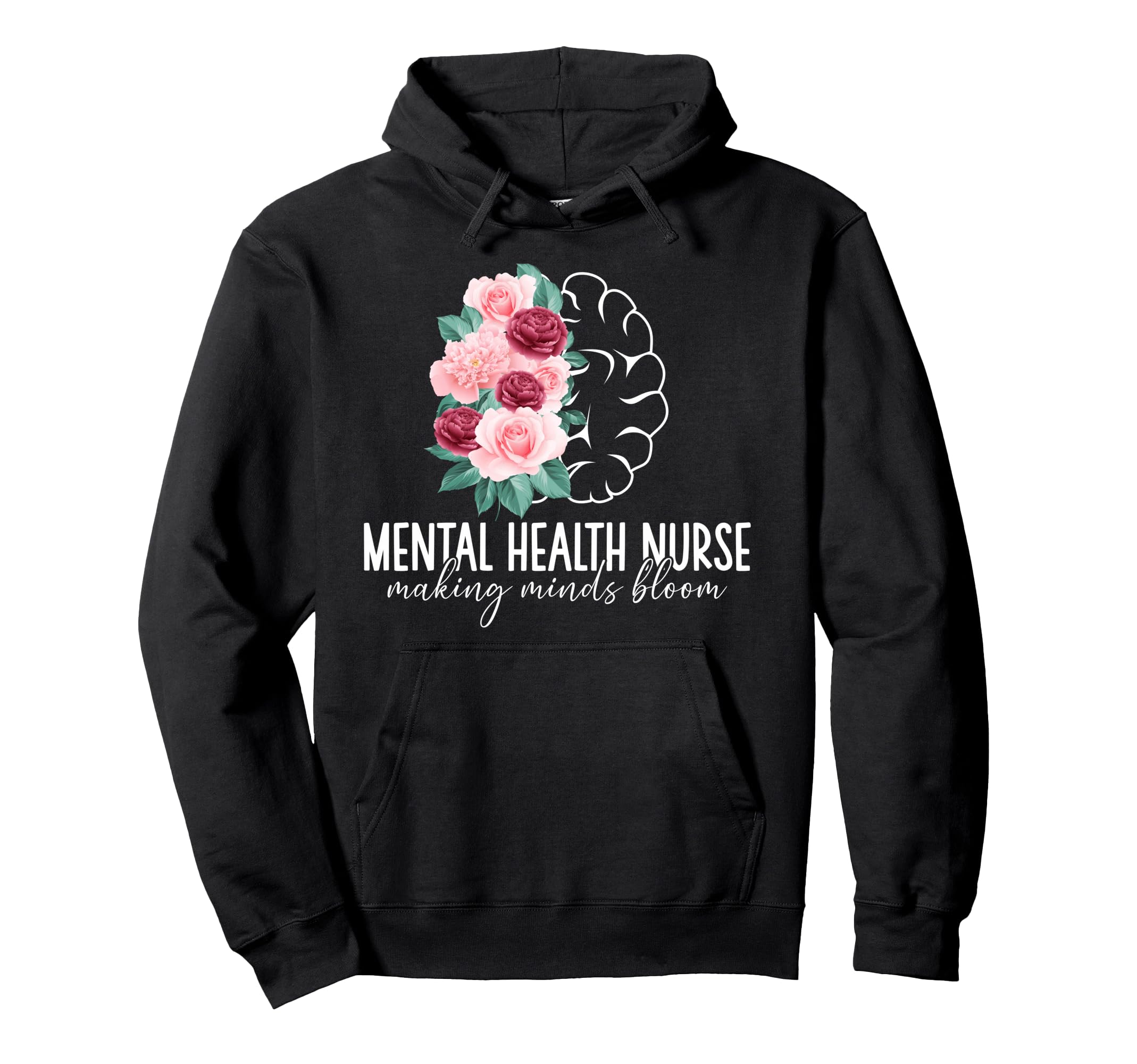 Best Mental Health Nurse Appreciation Hoodie - Aesthetic Graphic Men Women - T-Shirt, Sweatshirt, Hoodie