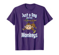 Just Who Loves Monkey Gorilla Zoo T-Shirt - Custom Art Print for Adults - T-Shirt, Sweatshirt, Hoodie