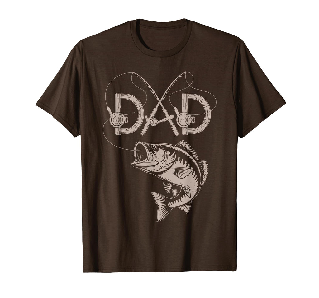 Father Day Bass Dad Fishing Rod Gift T-Shirt - Trendy Graphic for Adults - T-Shirt, Sweatshirt, Hoodie