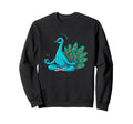Meditation Peacock Yoga Pose Sweatshirt - Custom Art Print for Adults - T-Shirt, Sweatshirt, Hoodie