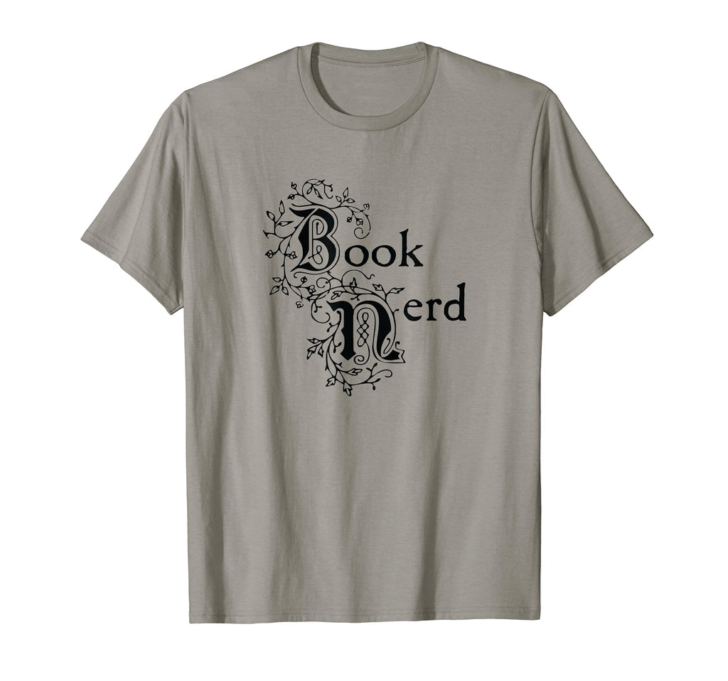 Book Nerd Old Book Lettering Black T-Shirt - Aesthetic Graphic Unisex - T-Shirt, Sweatshirt, Hoodie