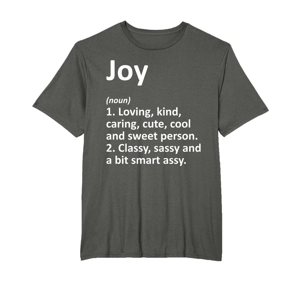 Joy Definition Personalized Name Funny T-Shirt - Aesthetic Graphic Unisex - T-Shirt, Sweatshirt, Hoodie