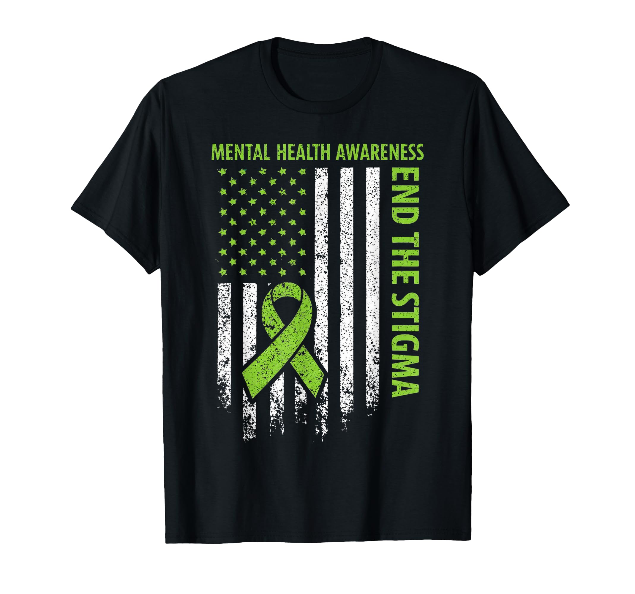 End Stigma Mental Health Awareness T-Shirt - Graphic Print Men Women - T-Shirt, Sweatshirt, Hoodie