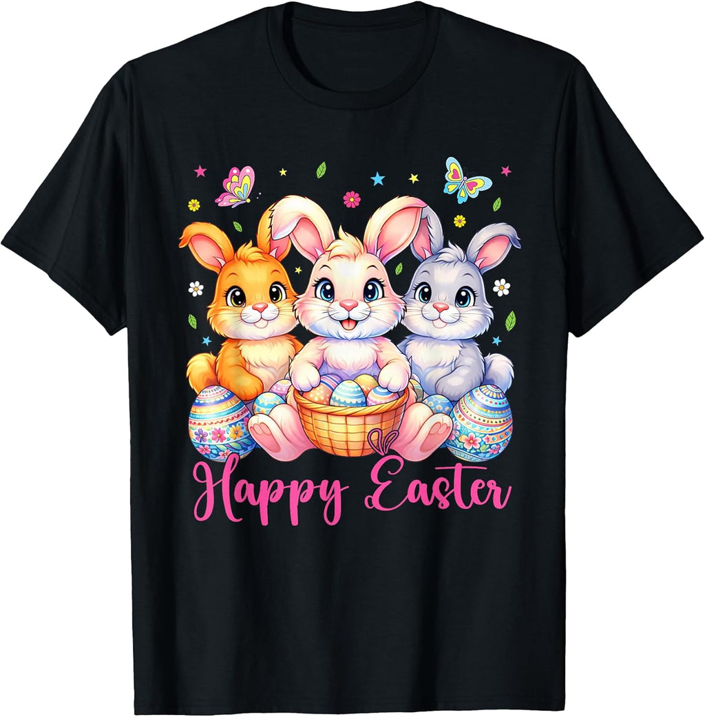 Happy Easter 2026 Apparel Unisex T-shirt, Sweatshirt, Hoodie, Long Sleeve Tee - T-Shirt, Sweatshirt, Hoodie