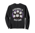 Opossum Therapeutic Screaming Stress Sweatshirt - Graphic Print Unisex - T-Shirt, Sweatshirt, Hoodie