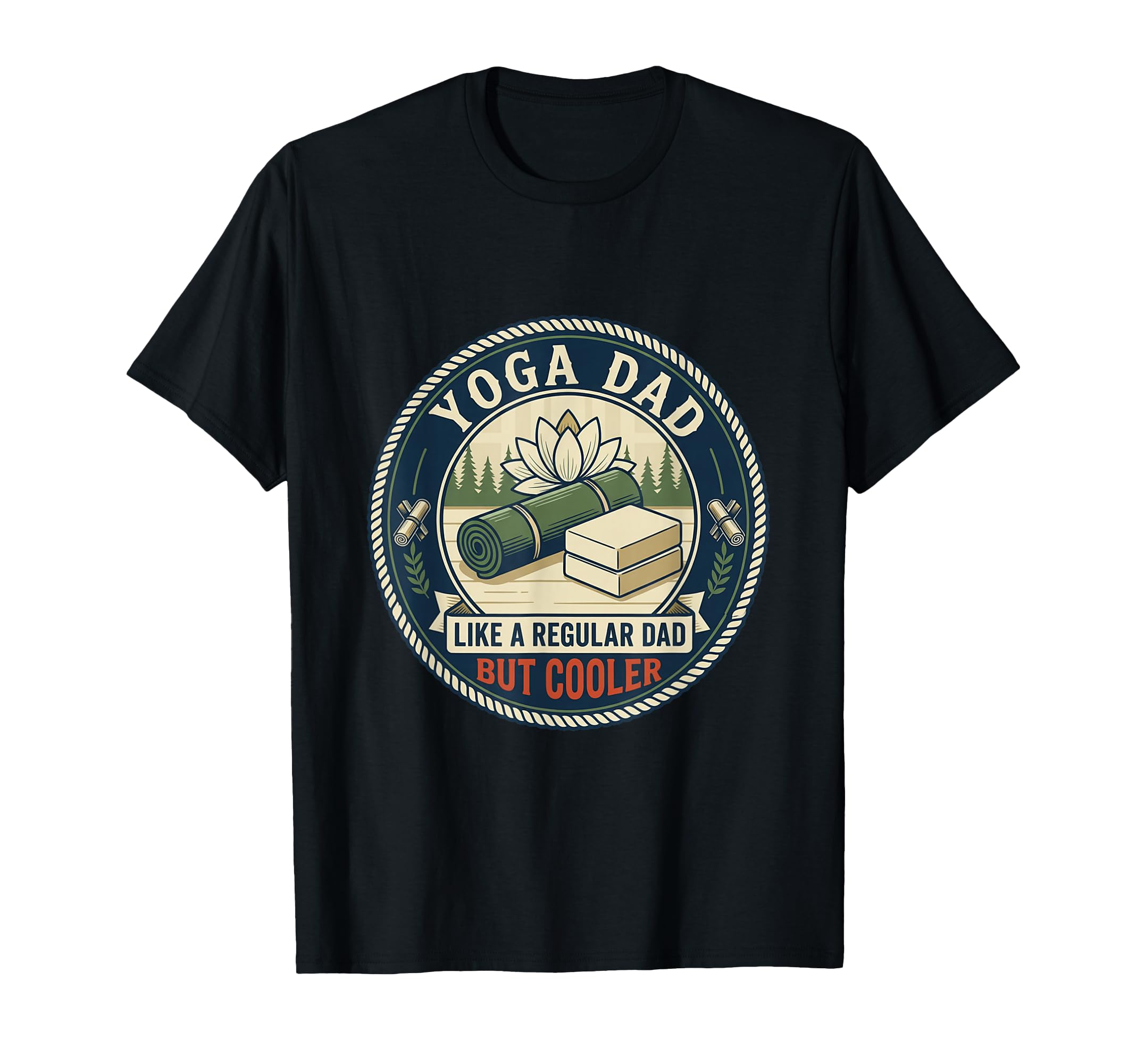 Yoga Dad Meditation Fitness Mindfulness T-Shirt - Aesthetic Graphic Unisex - T-Shirt, Sweatshirt, Hoodie