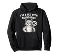 Im Pet Boundaries Cat Hoodie - Trendy Graphic Men Women - T-Shirt, Sweatshirt, Hoodie