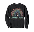 End Stigma Mental Health Is Sweatshirt - Fun Novelty Design for Adults - T-Shirt, Sweatshirt, Hoodie