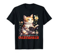 Professional Overthinker Cat T-Shirt - Fun Novelty Design Unisex - T-Shirt, Sweatshirt, Hoodie