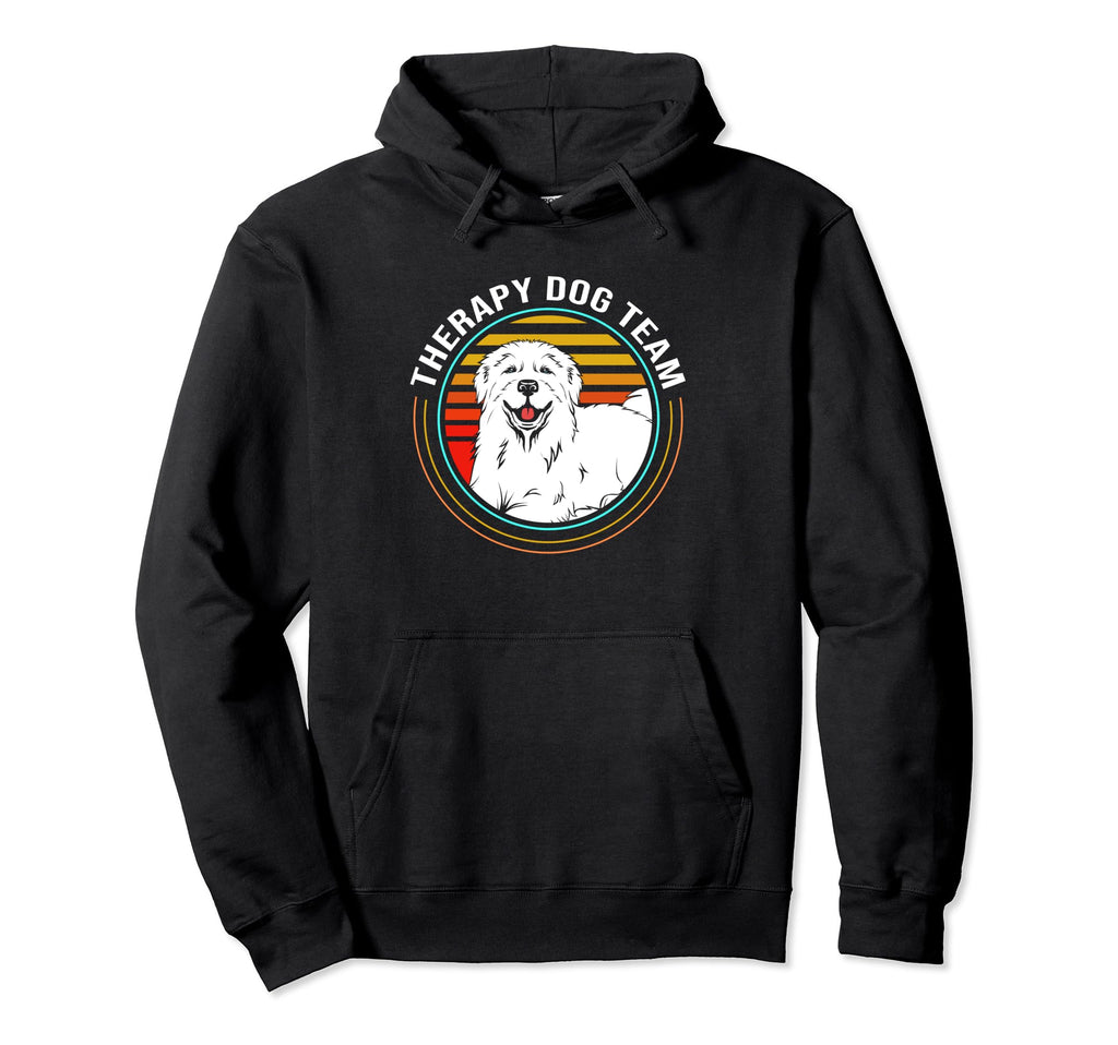 Therapy Dog Team Hoodie - Novelty Apparel for Adults - T-Shirt, Sweatshirt, Hoodie