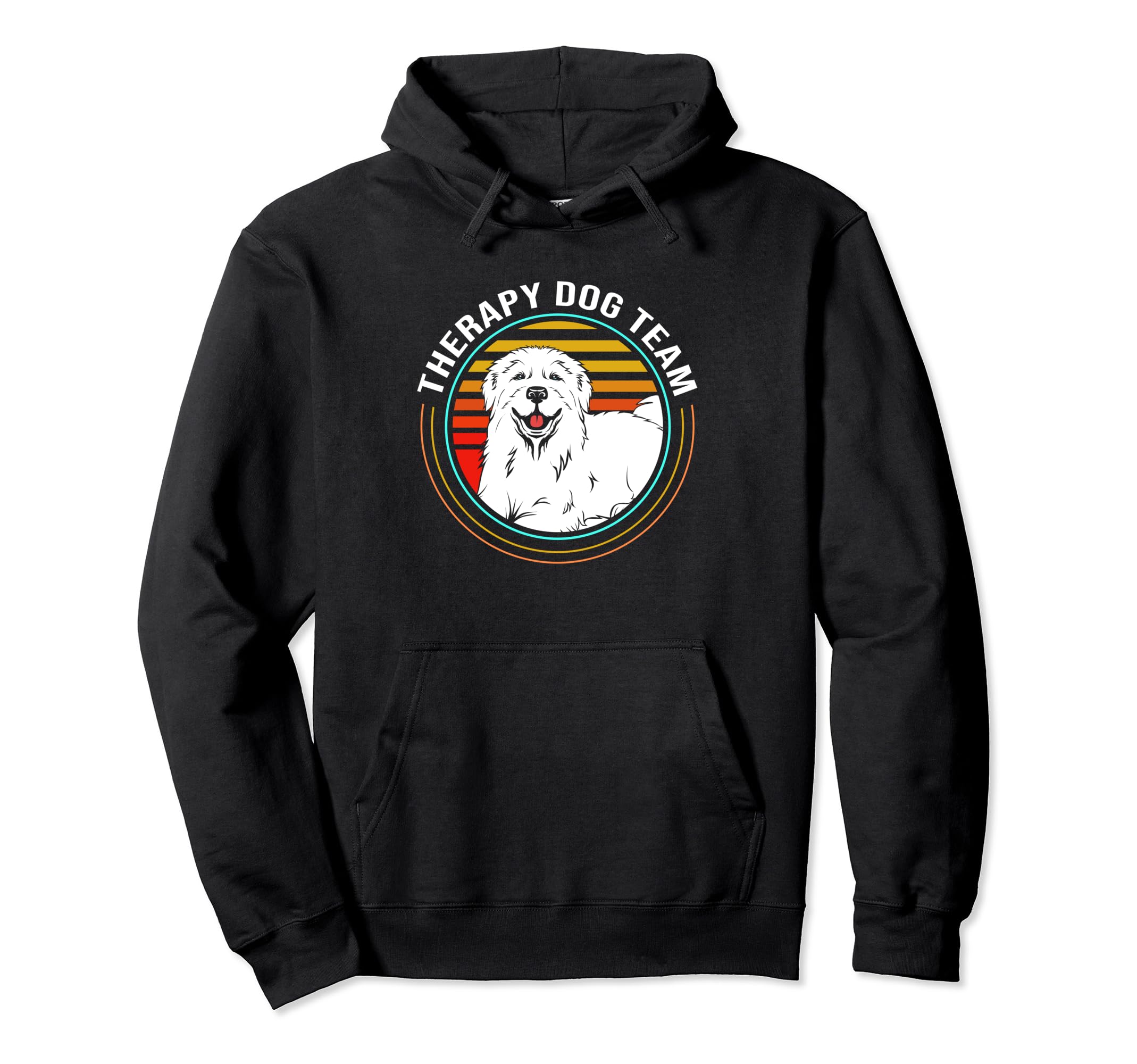 Therapy Dog Team Hoodie - Novelty Apparel for Adults - T-Shirt, Sweatshirt, Hoodie