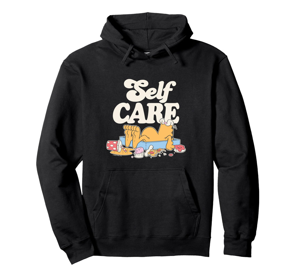 Garfield Self Care Hoodie - Graphic Print Men Women - T-Shirt, Sweatshirt, Hoodie
