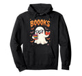 Funny Nerd Ghost Book Lover Halloween Hoodie - Trendy Graphic Men Women - T-Shirt, Sweatshirt, Hoodie