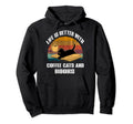 Life Is Better Coffee Cats And Books Hoodie - Fun Novelty Design for Adults - T-Shirt, Sweatshirt, Hoodie