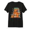 Capybara Reading Books Funny Bookworm T-Shirt - Custom Art Print Unisex - T-Shirt, Sweatshirt, Hoodie