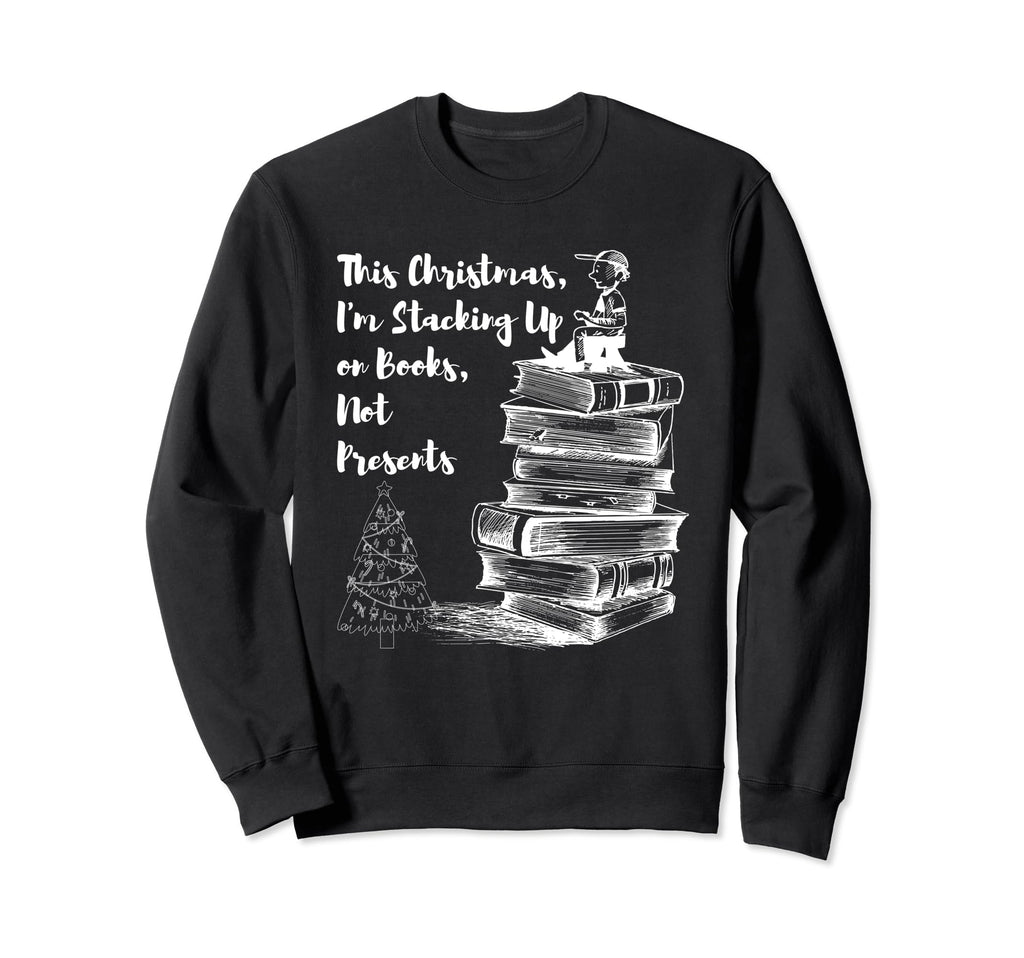 Merry Bookmas Book Club Sweatshirt - Casual Everyday Wear for Adults - T-Shirt, Sweatshirt, Hoodie