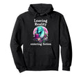 Leaving Reality Entering Fiction Book Hoodie - Unique Graphic Unisex - T-Shirt, Sweatshirt, Hoodie