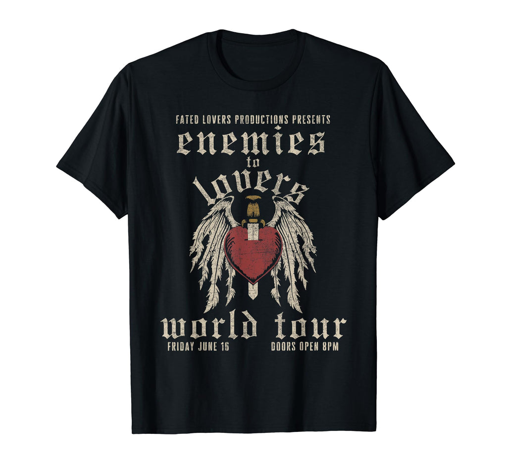 Enemies To Lovers World Tour Touch Her And T-Shirt - Graphic Print Unisex - T-Shirt, Sweatshirt, Hoodie