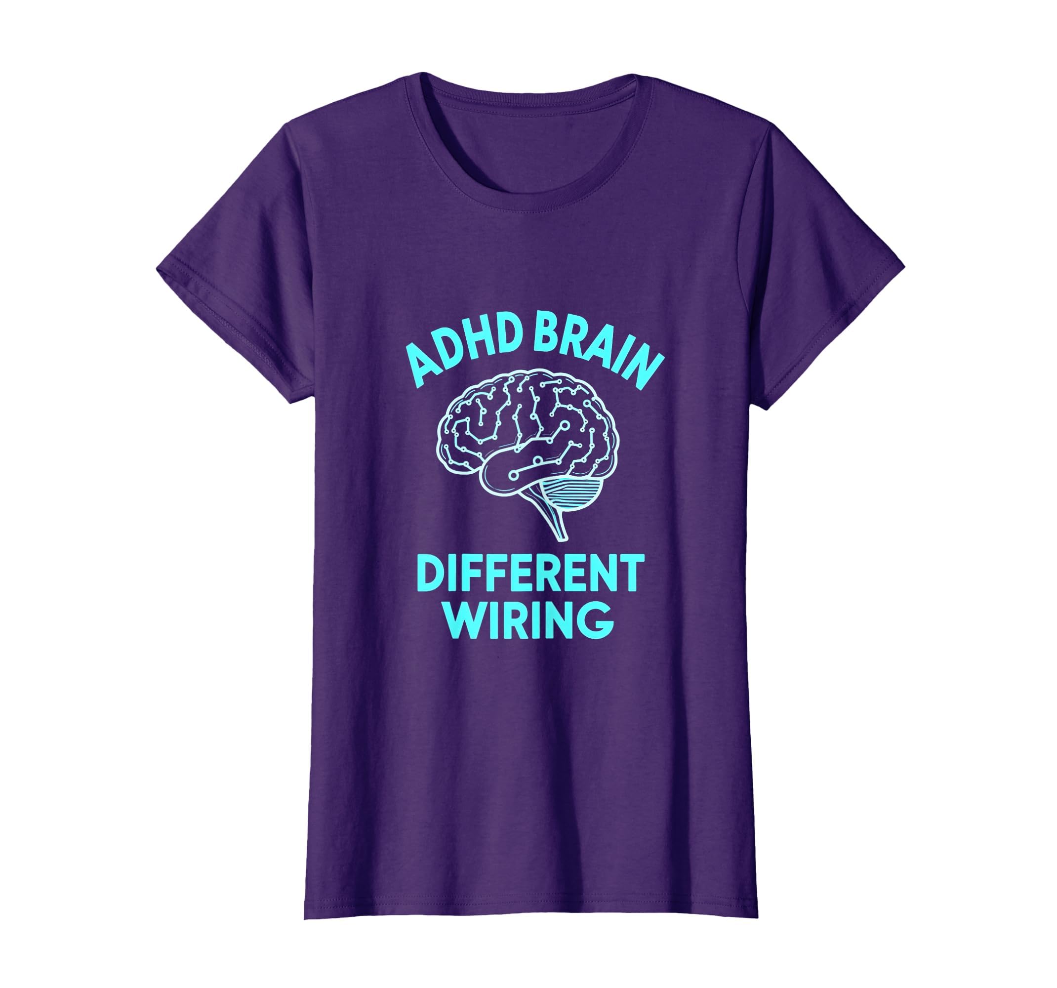 Adhd Brain Different Wiring T-Shirt - Custom Art Print for Adults - T-Shirt, Sweatshirt, Hoodie