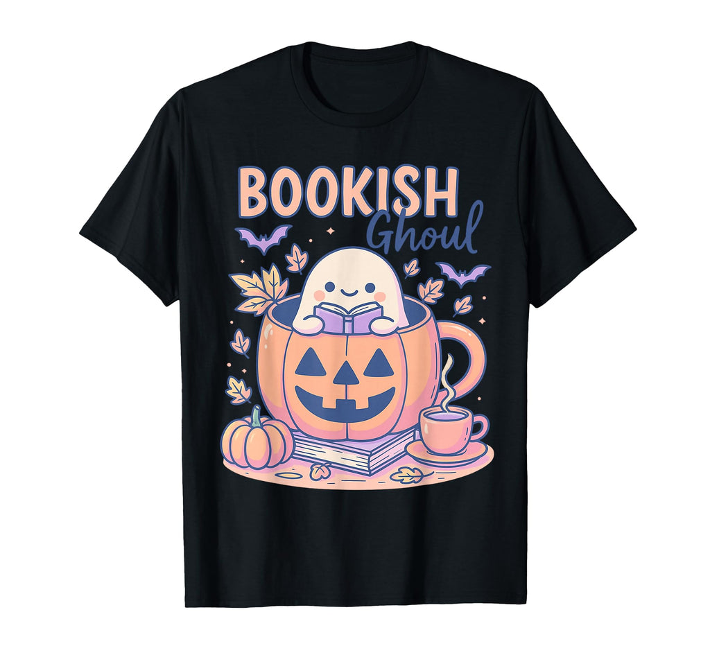 Halloween Bookish Ghoul Book Lover T-Shirt - Novelty Apparel Men Women - T-Shirt, Sweatshirt, Hoodie