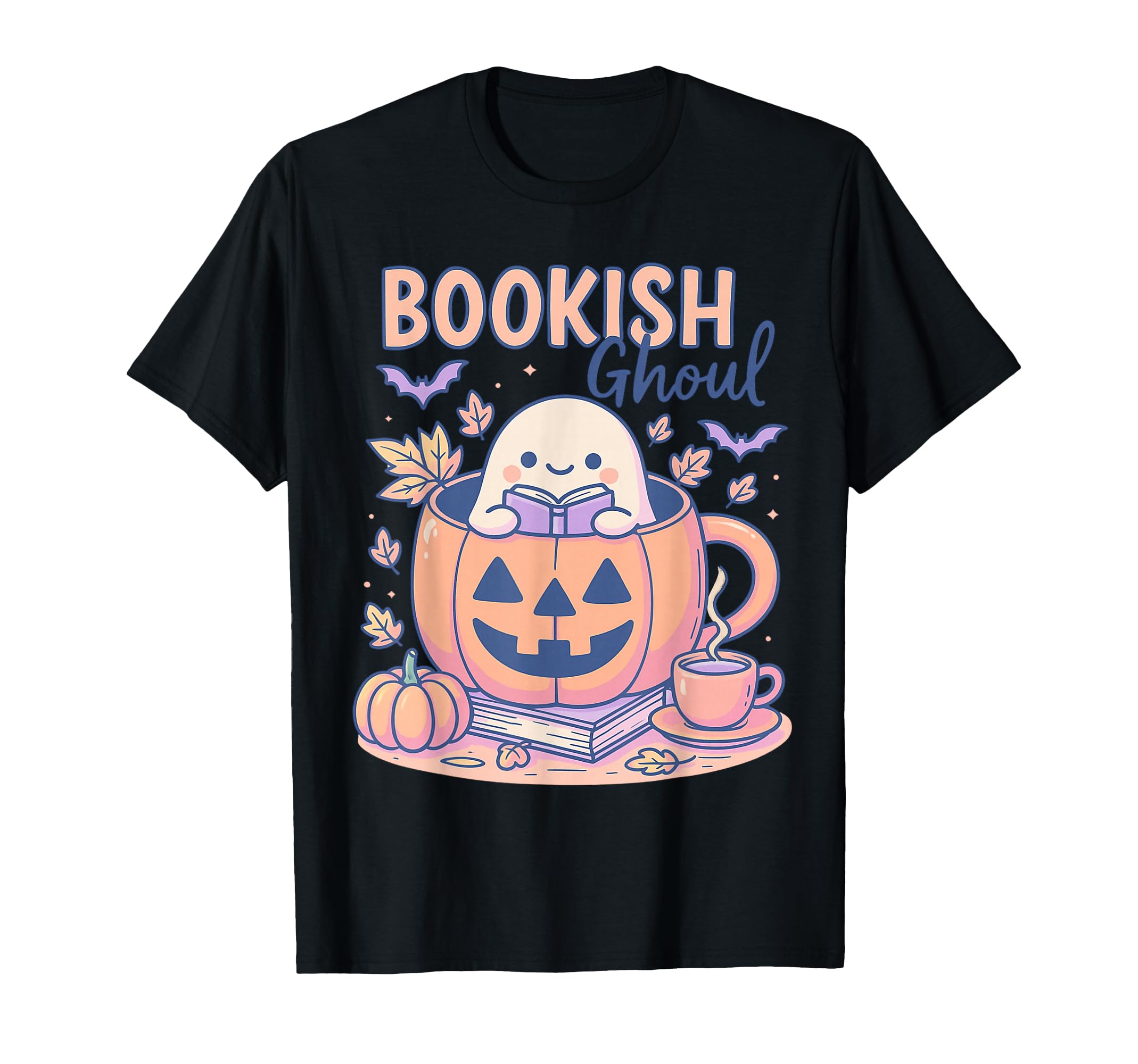 Halloween Bookish Ghoul Book Lover T-Shirt - Novelty Apparel Men Women - T-Shirt, Sweatshirt, Hoodie
