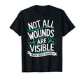 Not All Wounds Are Visible Mental T-Shirt - Unique Graphic for Adults - T-Shirt, Sweatshirt, Hoodie