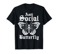 Anti Social Butterfly Introvert T-Shirt - Casual Everyday Wear Men Women - T-Shirt, Sweatshirt, Hoodie