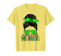 Mental Health Warrior Messy Bun Mental T-Shirt - Graphic Print Unisex - T-Shirt, Sweatshirt, Hoodie