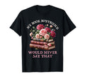 Romance Bookish Spicy Book Boyfriend T-Shirt - Minimalist Print Unisex - T-Shirt, Sweatshirt, Hoodie