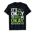 Its Okay To Not Be Okay Ribbon Mental T-Shirt - Trendy Graphic for Adults - T-Shirt, Sweatshirt, Hoodie