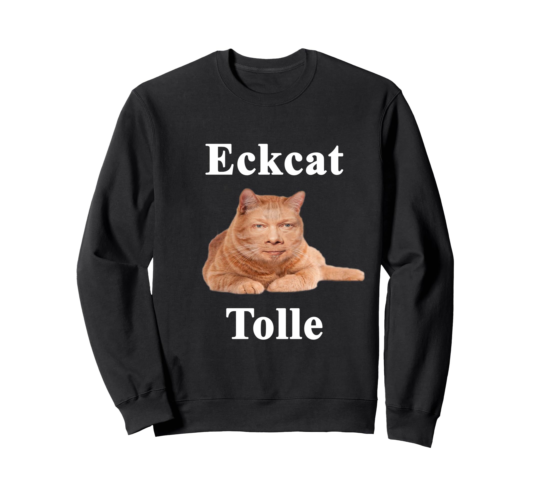 Eckcat Tolle Mindfulness Sweatshirt - Fun Novelty Design for Adults - T-Shirt, Sweatshirt, Hoodie
