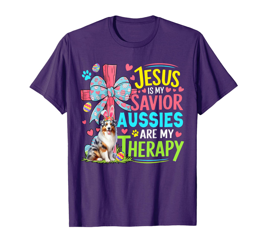 Jesus Is Savior Aussies Are Therapy T-Shirt - Streetwear Style for Adults - T-Shirt, Sweatshirt, Hoodie