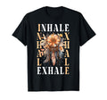 Inhale Exhale Floral Dreamcatcher T-Shirt - Fun Novelty Design for Adults - T-Shirt, Sweatshirt, Hoodie