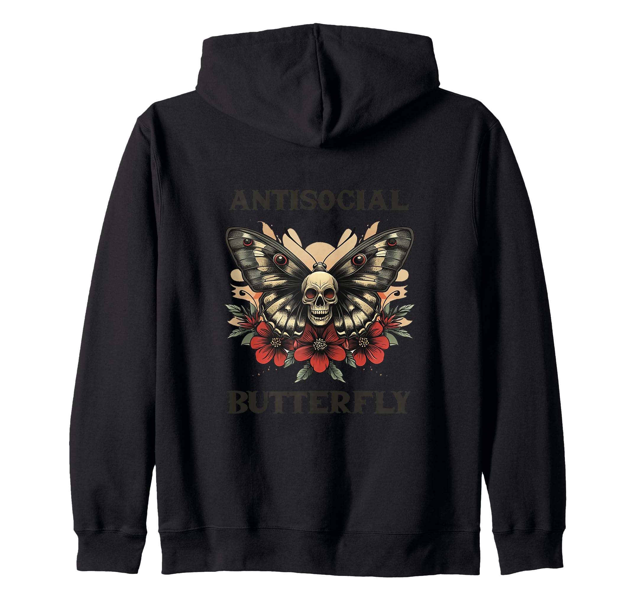 Antisocial Butterfly Gift T-Shirt - Casual Everyday Wear Men Women - T-Shirt, Sweatshirt, Hoodie