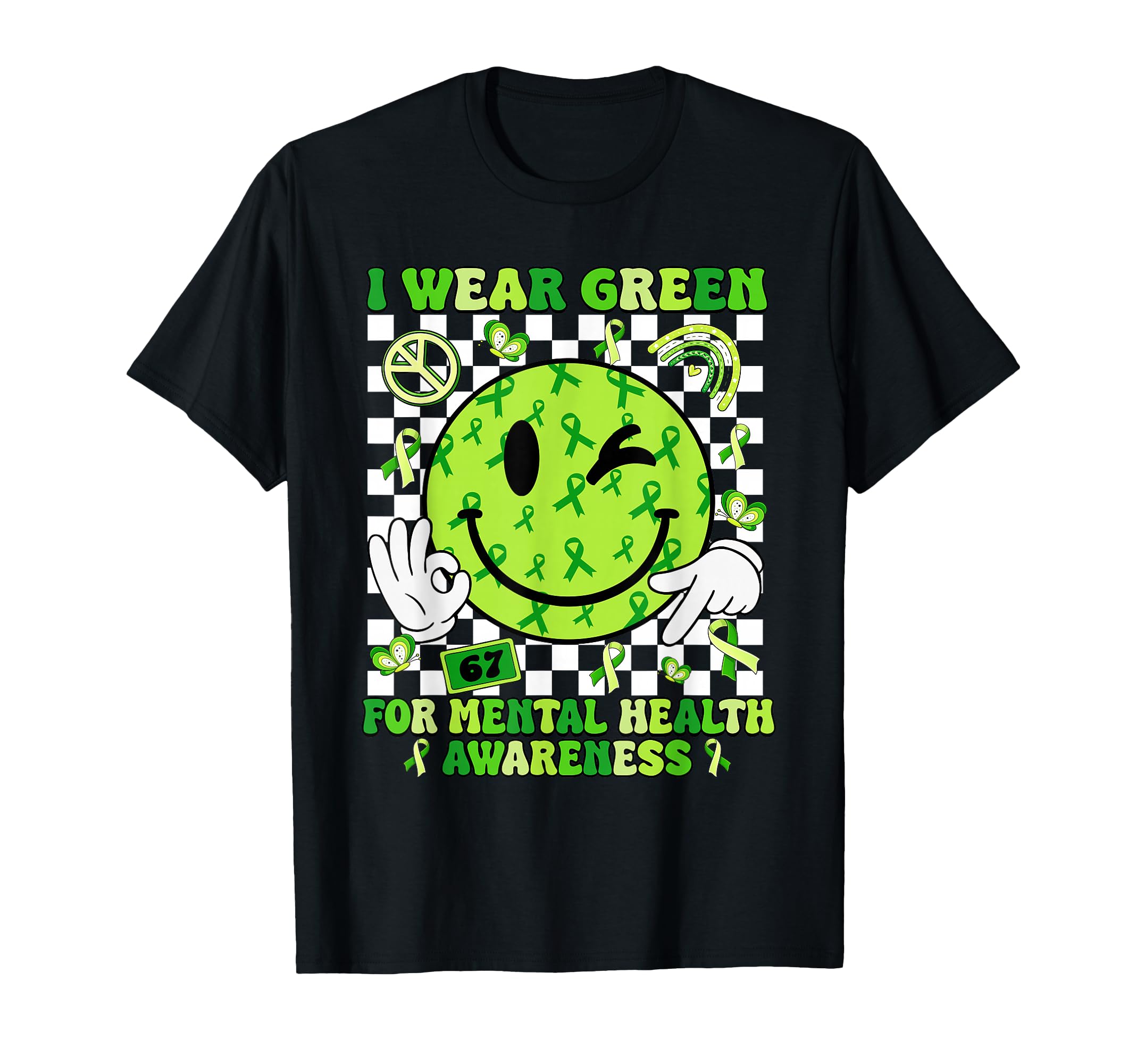 I Wear Green Mental Health Matter T-Shirt - Trendy Graphic Unisex - T-Shirt, Sweatshirt, Hoodie