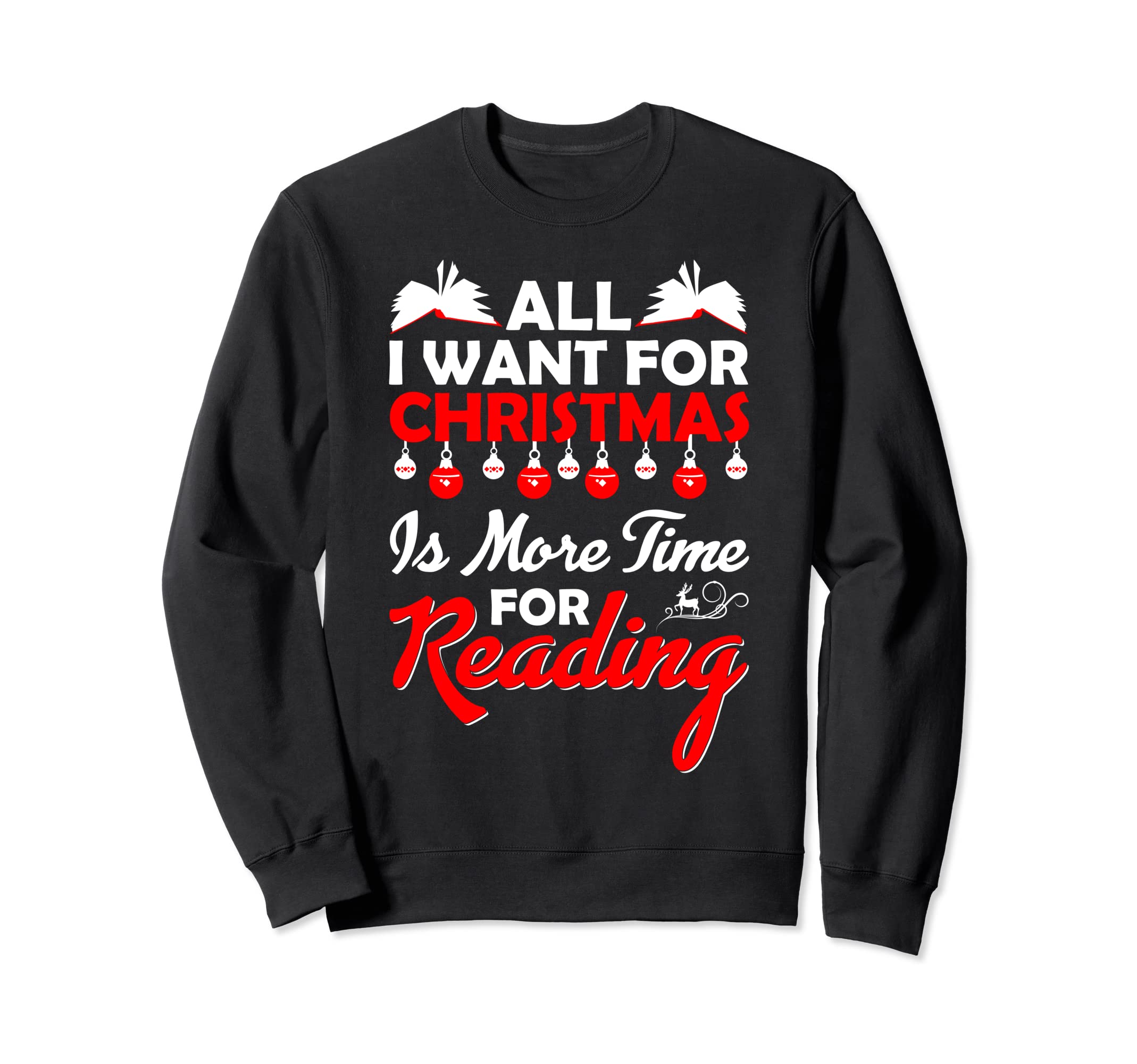 All I Want Is More Time Reading Sweatshirt - Custom Art Print Men Women - T-Shirt, Sweatshirt, Hoodie