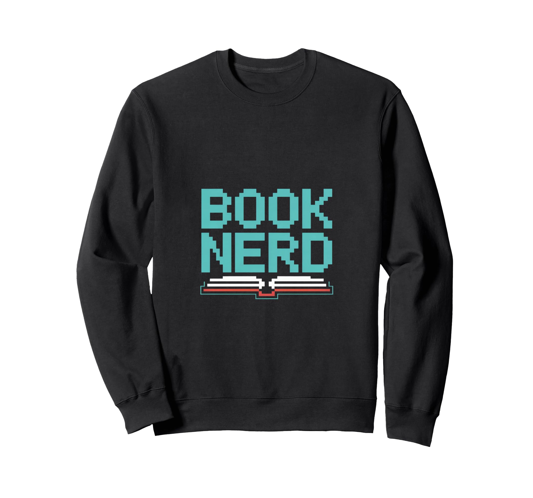Book Nerd Pixel Reader Sweatshirt - Streetwear Style for Adults - T-Shirt, Sweatshirt, Hoodie