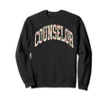 Floral Counselor School Psych Sweatshirt - Casual Everyday Wear Unisex - T-Shirt, Sweatshirt, Hoodie