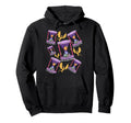 Fantasy Dragon And Hourglass Hoodie - Minimalist Print for Adults - T-Shirt, Sweatshirt, Hoodie
