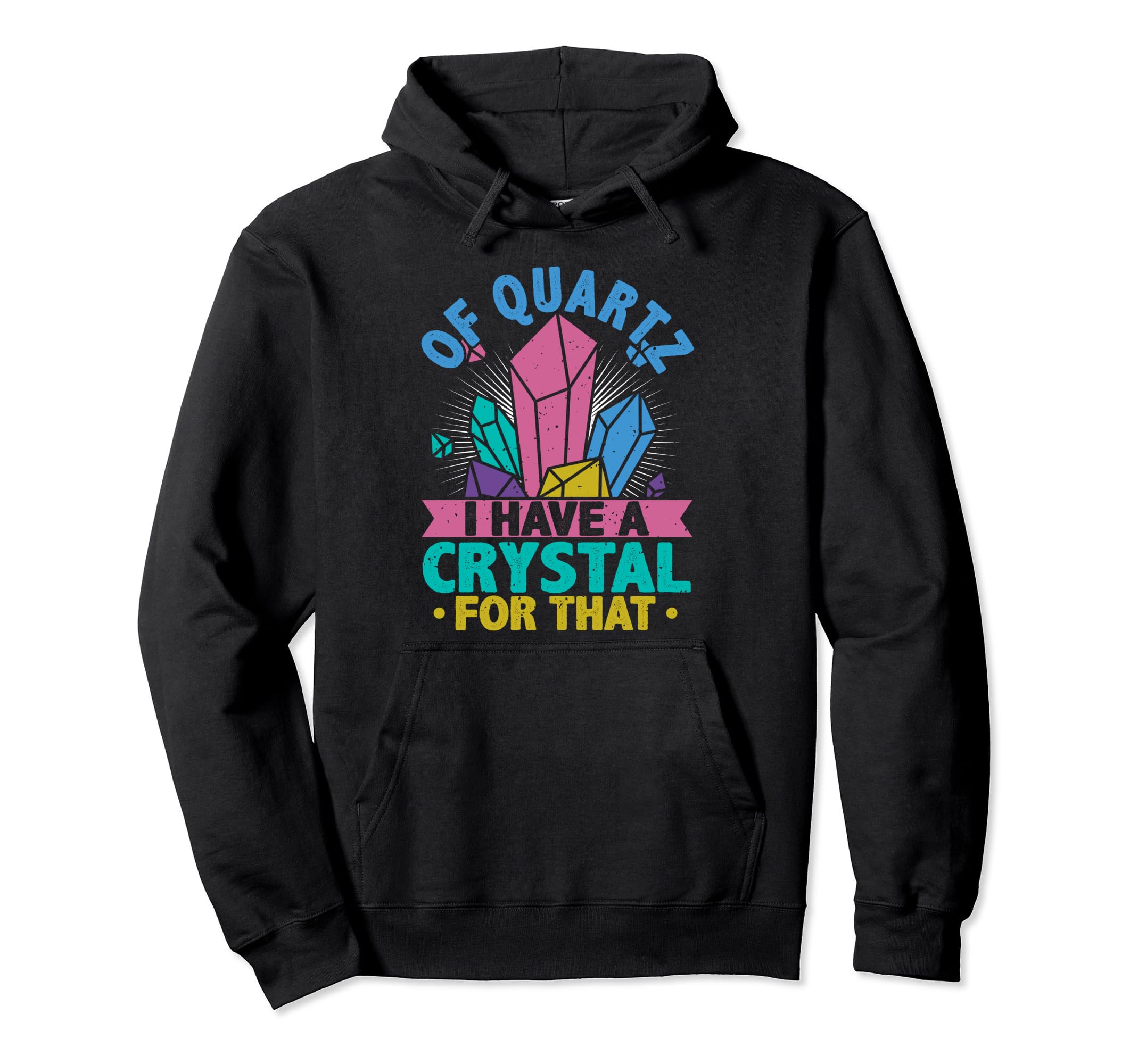 Crystal Healing Stones Quartz Gemstones Hoodie - Unique Graphic Men Women - T-Shirt, Sweatshirt, Hoodie