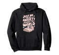Just Me And My Anxiety Against World Hoodie - Minimalist Print Unisex - T-Shirt, Sweatshirt, Hoodie